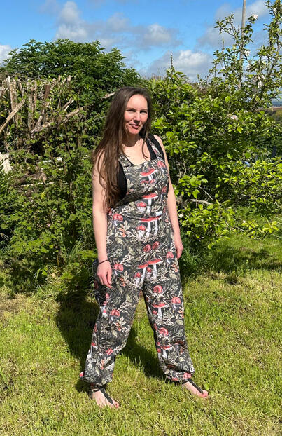 Bespoke Mushroom Dungarees