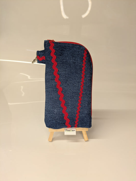 Recycled Denim Travel Wallet