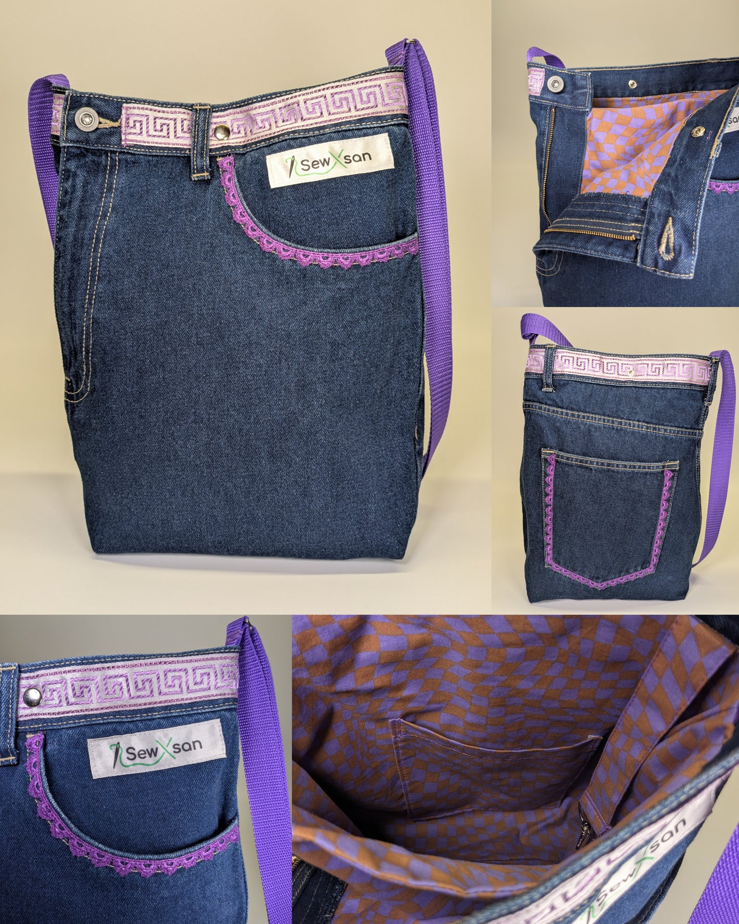 The Half Jean Crossbody